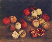 Apples and pomegranates - Ilja Iwanowitsch Maschkow