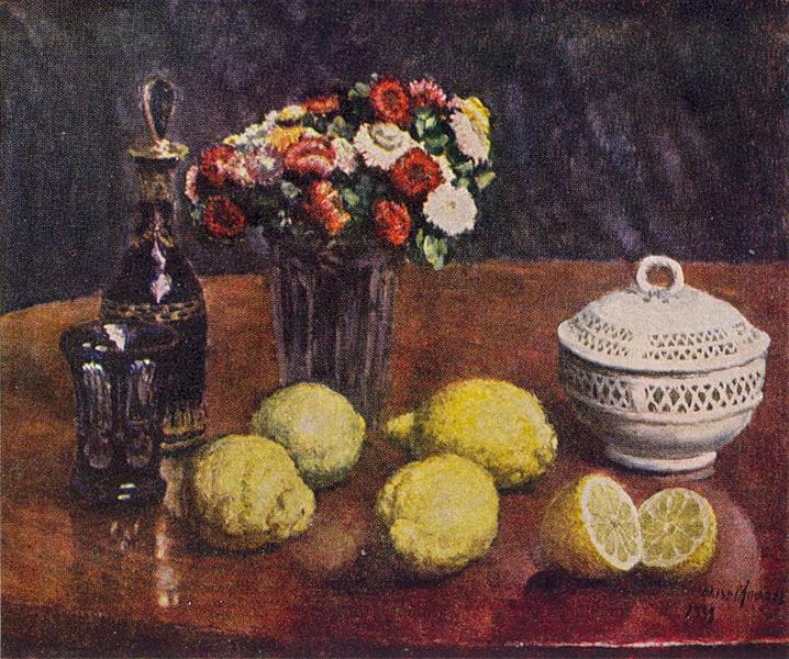 Lemons and Helichrysum, 1938 - Ilia Mashkov