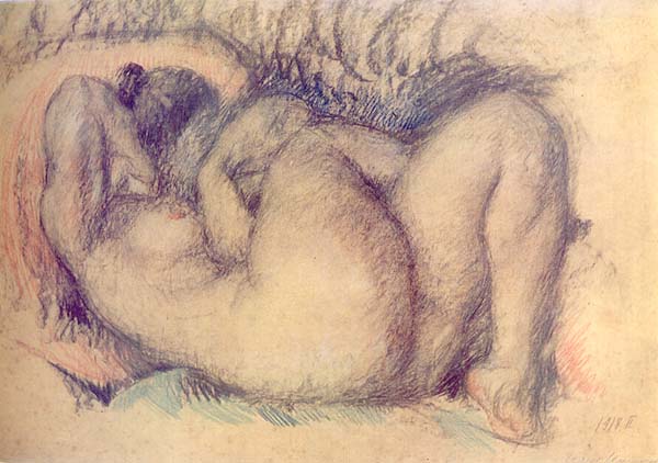 Reclining Nude, 1918 - Ilya Mashkov