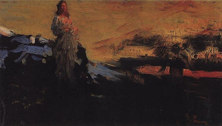 Follow me, Satan!, 1891 - Ilya Repin
