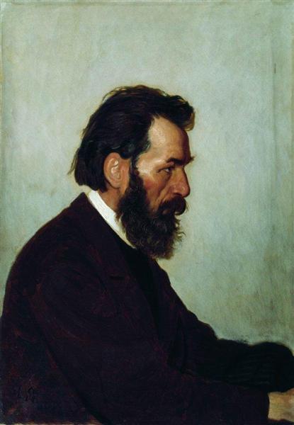 Portrait of A.I. Shevtsov, 1869 - Ilia Répine