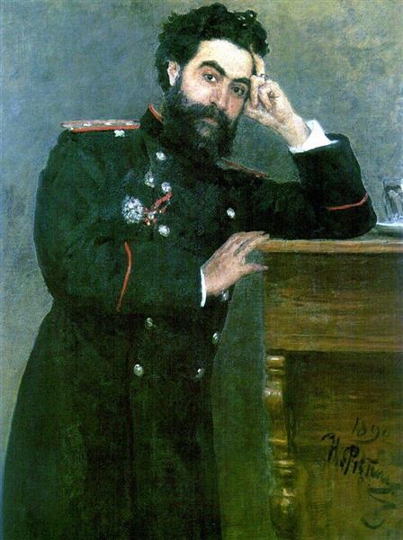 Portrait of I.R. Tarhanov, 1892 - 列賓