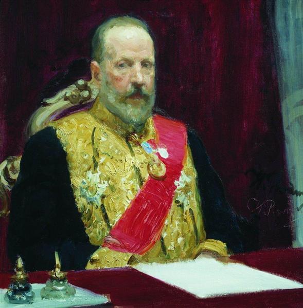 Portrait of Sergey Vitte, 1903 - Ilja Jefimowitsch Repin