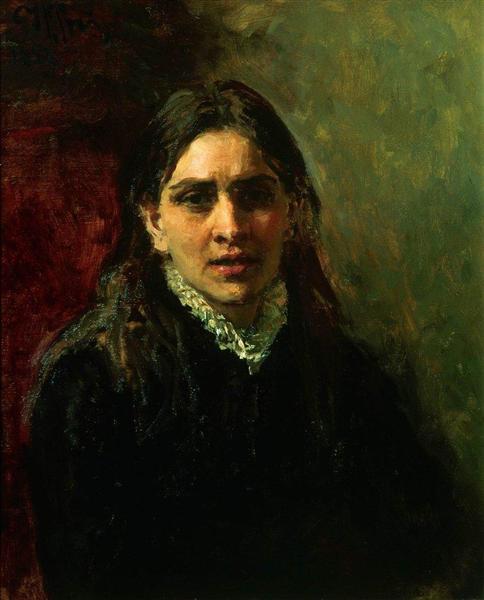 Portrait of the Actress Pelagey Strepetova, 1882 - Ilya Yefimovich Repin