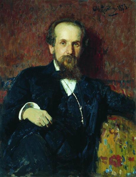 Portrait of Pavel Chistyakov, 1878 - Ілля Рєпін