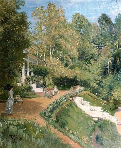 Summer day in Abramtsevo, 1880 - Ilya Repin