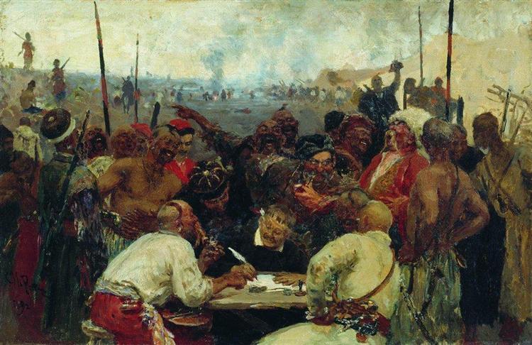 Zaporozhtsy - Ilya Yefimovich Repin