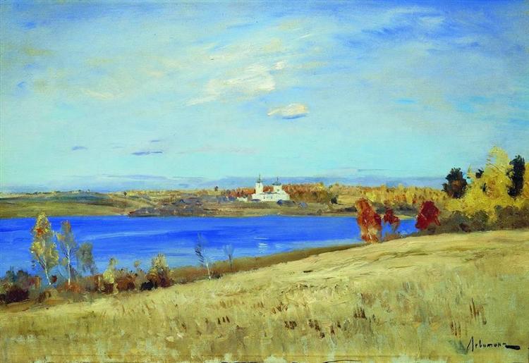 Осень. Река., 1899 - Исаак Левитан