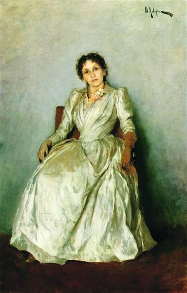Portrait of Sofia Petrovna Kuvshinnikov, 1888 - Ісак Левітан