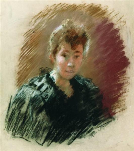 Portrait of Sofia Petrovna Kuvshinnikov, 1894 - Ісак Левітан