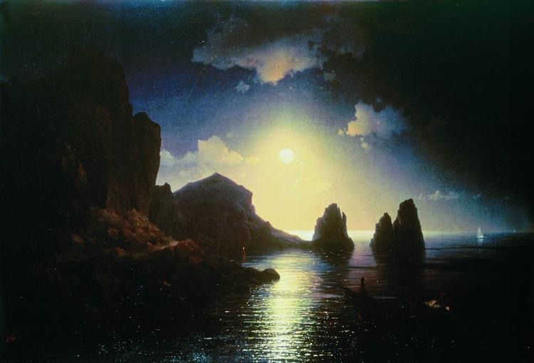 Sea view, 1841 - Iwan Konstantinowitsch Aiwasowski