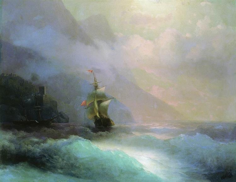 Seascape, 1870 - Iván Aivazovski