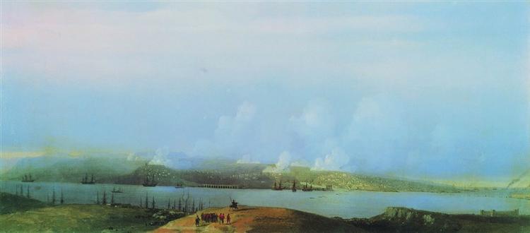 Siege of Sevastopol, 1859 - Ivan Aivazovsky