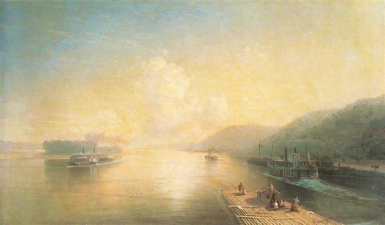 Волга біля Жигулівської гірки, 1887 - Іван Айвазовський