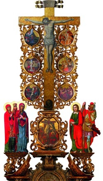 Розп'яттям зі сценами Страстей Христових, 1697 - 1699 - Іван Руткович