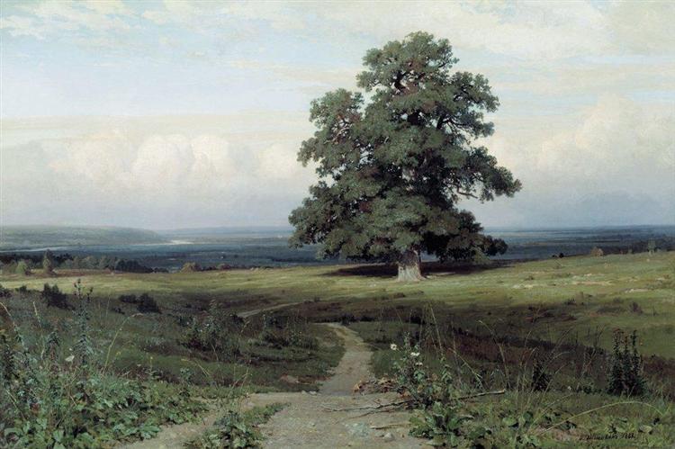 Among the open valley, 1883 - Iwan Iwanowitsch Schischkin