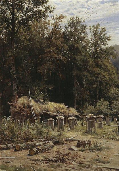 Bee families, 1882 - Iwan Iwanowitsch Schischkin