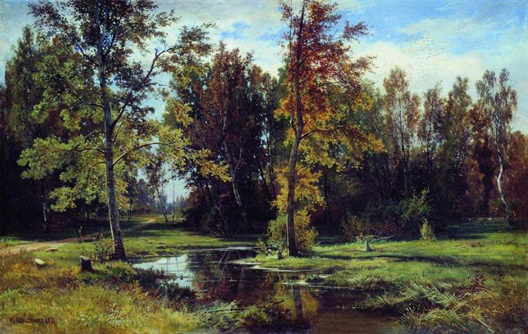 Birch forest, 1871 - Ivan Chichkine