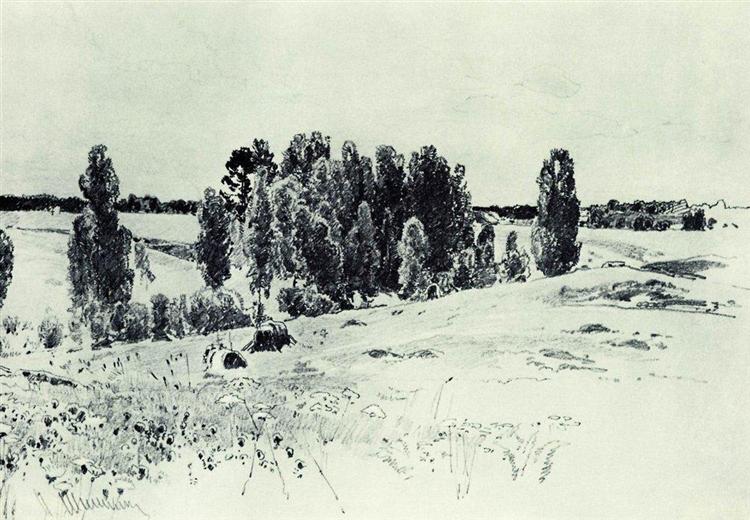 Fields and groves - Iván Shishkin