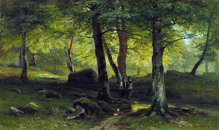 In the Grove, 1865 - Iwan Iwanowitsch Schischkin