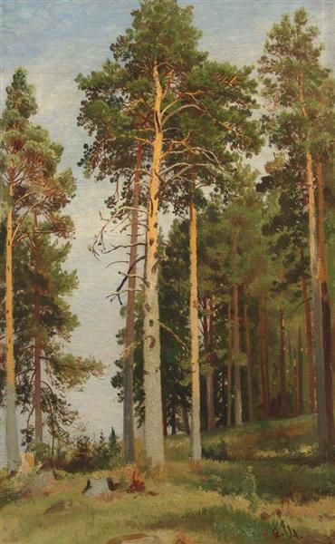 The Sun lit Pines - Ivan Shishkin