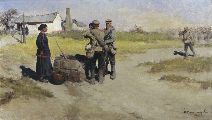 At the well, 1905 - Ivan Vladimirov