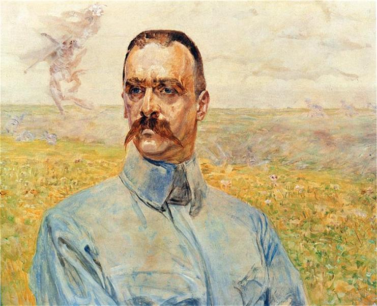 Portrait of Józef Piłsudski, 1916 - Jacek Malczewski