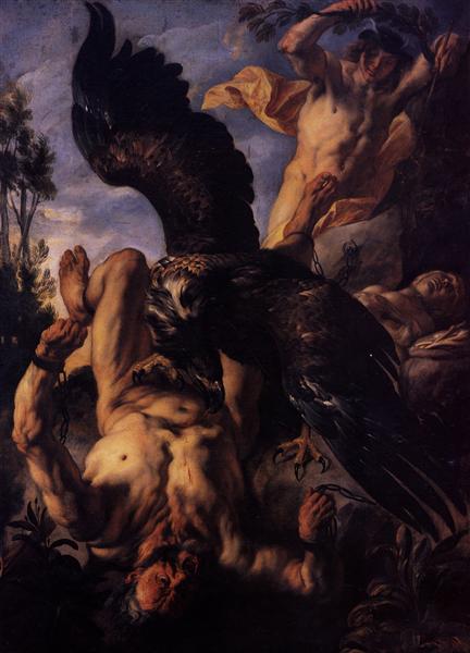 Der gefesselte Prometheus, c.1640 - Jacob Jordaens