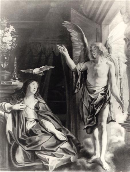The Annunciation, c.1645 - 雅各布·乔登斯