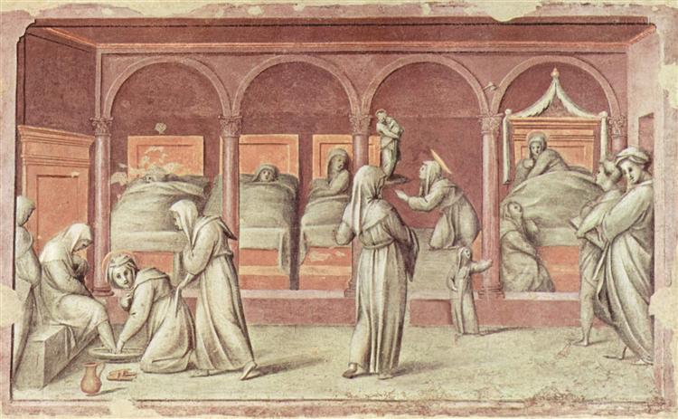 Episode from the life in the hospital, 1514 - Jacopo da Pontormo