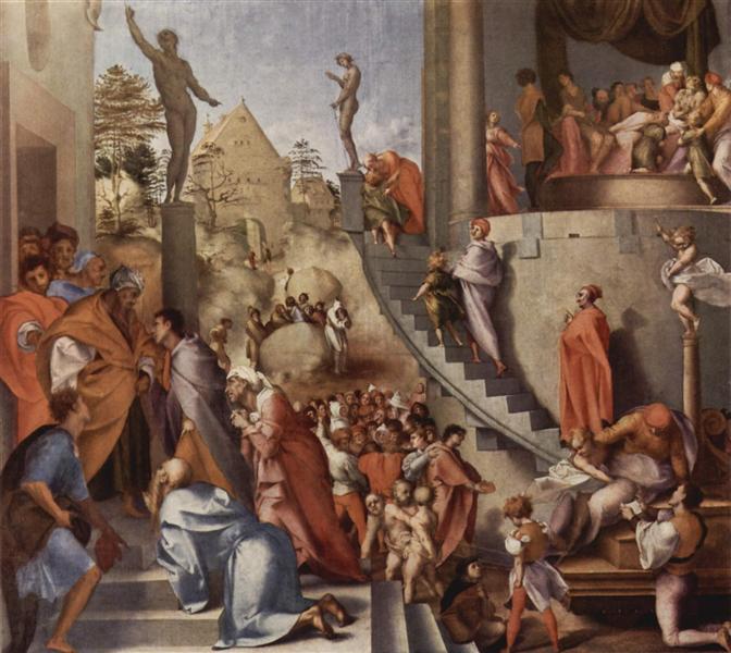 Joseph in Egypt, c.1517 - 蓬托莫