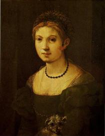 Portrait of a Young Woman - Jacopo da Pontormo