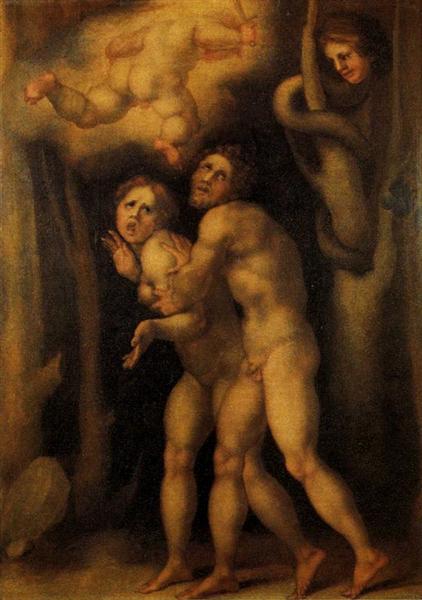 The Fall of Adam and Eve, c.1520 - Джакопо Понтормо