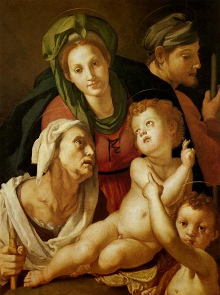 Святе сімейство, c.1525 - Джакопо Понтормо