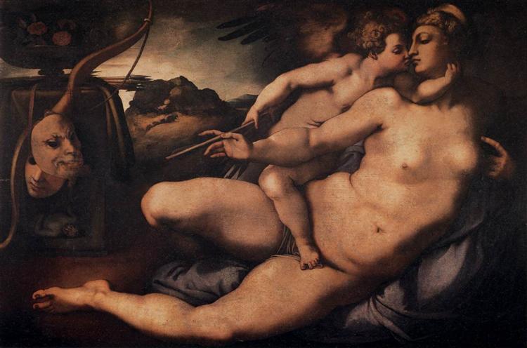 Венера і Амур, c.1533 - Джакопо Понтормо