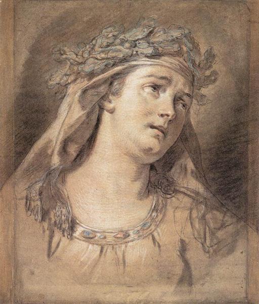 Sorrow, 1773 - Jacques-Louis David