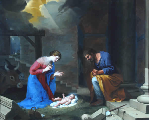 The Nativity, 1639 - Жак Стелла