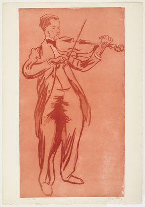 The Violinist (Le violoniste Supervielle), 1899 - Jacques Villon