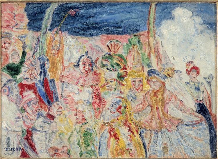 Masks 1938 James Ensor WikiArt