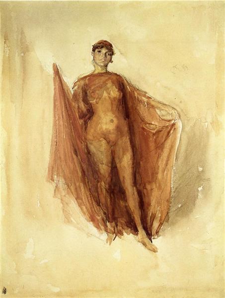 Dancing Girl, 1885 - 1890 - 惠斯勒