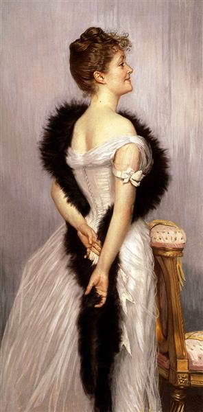 Portrait of the Vicomtesse de Montmorand, 1889 - James Tissot