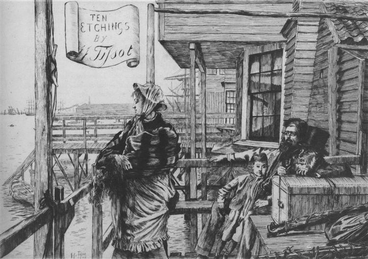 The Inn of the Three Ravens, 1877 - James Tissot