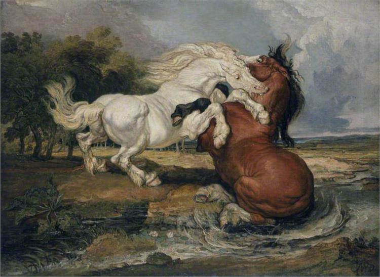 Fighting Horses, 1808 - Джеймс Ворд