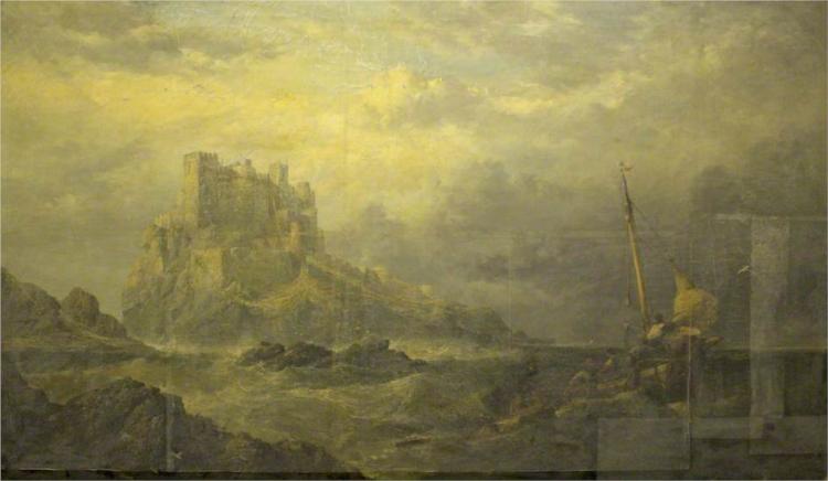Bamburgh Castle, 1862 - James Webb