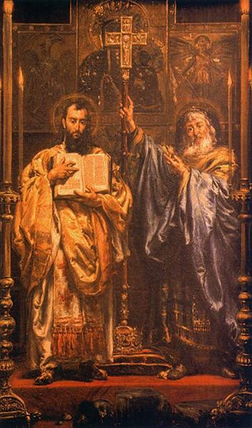 Cyril and Methodius - Ян Матейко