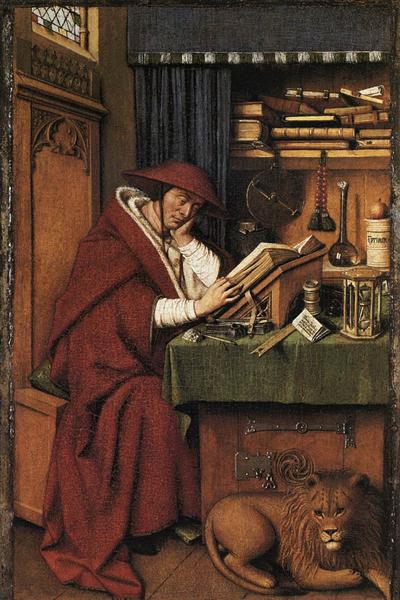 Saint Jérôme dans son étude, 1432 - Jan van Eyck