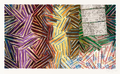 Between the Clock and the Bed, 1989 - Jasper Johns