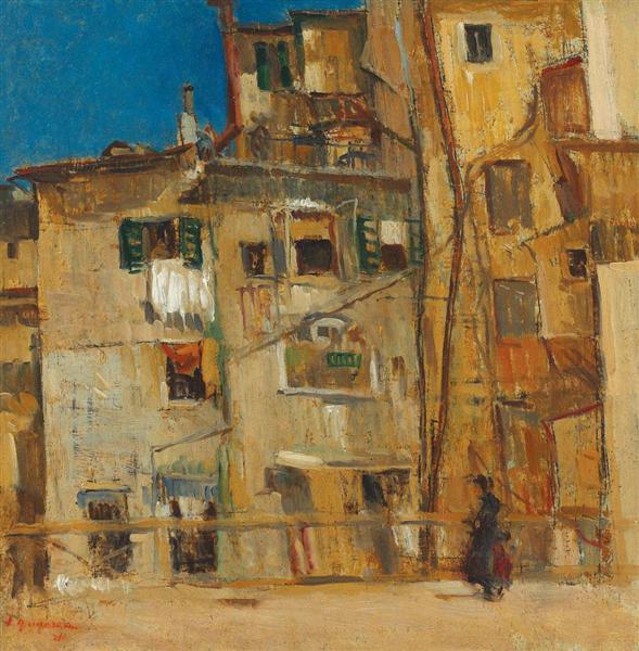 Case din Via Ripetta, 1921 - Jean Alexandru Steriadi