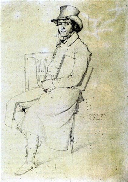 Jean François Julien Menager - Jean Auguste Dominique Ingres