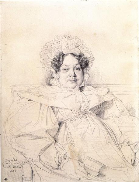 Madame Louis-Francois Bertin, 1834 - Jean Auguste Dominique Ingres